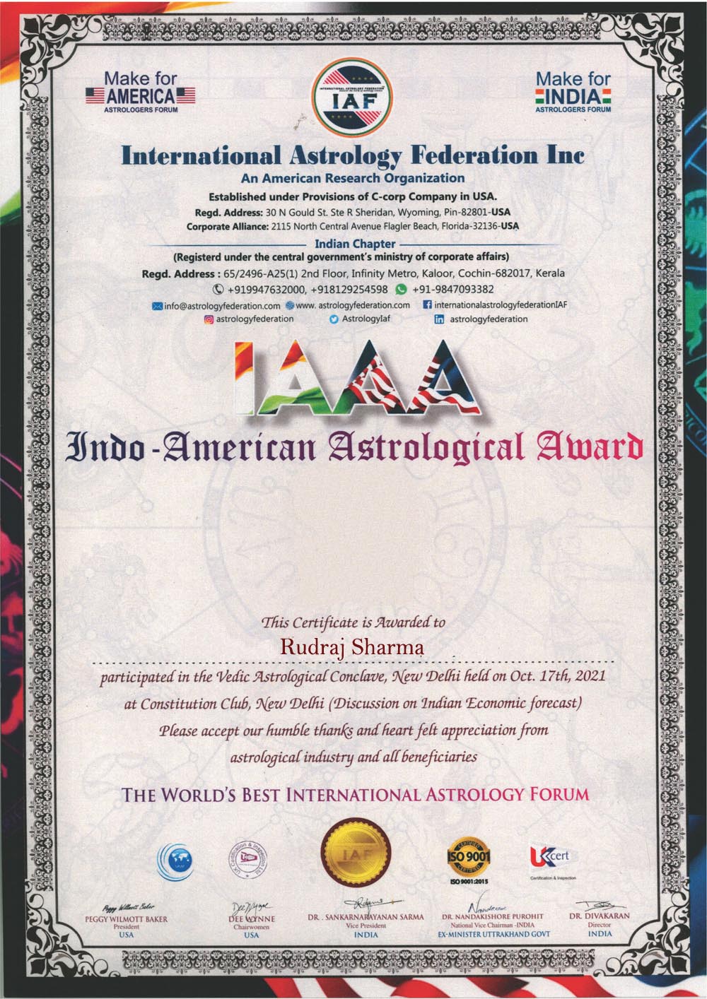 Astrologer Manish Sharma